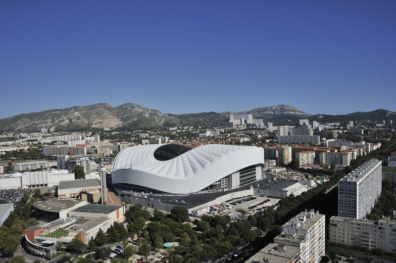 Stade Velodrome/ Marseille (Marseille, France)  Football stadiums, Stadium  architecture, Soccer stadium